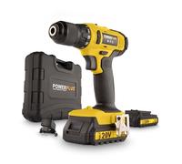 POWERPLUS Taladro atornillador POWX00435-20V - incl. 2 baterías 20V 1.5Ah y cargador