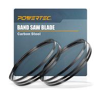 POWERTEC 56-1/8 Inch Bandsaw Blades, 1/4" x 6 TPI Band Saw Blades for Delta 28-180, 28-185, Pro-Tech and Ohio Forge 3-Wheel 10" Band Saw for Woodworking, 2 Pack (13162-P2)