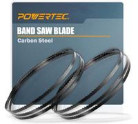 POWERTEC 59-1/4 Inch Bandsaw Blades, 3/8" x 6 TPI Band Saw Blades for Sears Craftsman, Ryobi, B&D, Skil, Protect and Tradesman 9" Band Saw for Woodworking, 2 Pack (13150-P2)