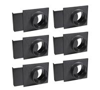 POWERTEC 70108-P6 - Puerta de explosión de 4 pulgadas para colector de polvo, accesorios de recogida de polvo, 6 unidades
