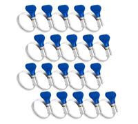 POWERTEC 70247-P4 Abrazaderas de tornillo de pulgar de acero inoxidable de 1-1/2 pulgadas, abrazaderas de manguera ajustables para manguera de piscina para piscinas sobre el suelo y tubos de PVC,
