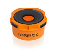 POWERTEC 70354 Adaptador de puerto de polvo para puerto de 4,5 cm ~ 6,3 cm a manguera de recogida de polvo de 10,2 cm, accesorios reductores de manguera de conexión rápida para sierra de mesa,
