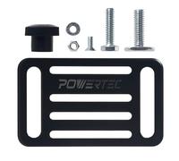 POWERTEC 71416 Placa de montaje de abrazadera de palanca - 1 paquete
