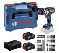 Powertools bosch gsb 18v-110 c + 2x 5.0ah + gal + schrauber-set (l)