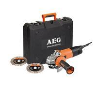 Powertools Set de amoladora angular WS 10-125 S (1.000 W, Diámetro disco: 125 mm, Número de revoluciones de marcha en vacío: 11.500 r.p.m.)