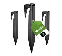 PowerWERK® 100 piezas de piquetas para el cable de limitación del robot cortacésped - Accesorios para cortacésped - Piquetas de tierra - Fijación de clavo para cable de limitación - Compatible