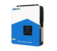 POWLAND 4200W Inverter híbrido para batería de 24V Inversor Fotovoltaico a Onda Sinusoidale Pura, MPPT da 100A, PV 55-430VDC, Salida AC 230V, Adatto per batería AGM Gel Litio, con WiFi