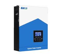 POWLAND Inversor hibrido de 3000W, para batería de 24V, Inversor Fuera de la Red de Onda Sinusoidal Pura, 80A MPPT, Salida AC 230V, PV 55-430VDC, para batería AGM Gel Litio, con WiFi (SMH II 3.2K)