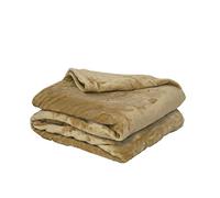 Poyet Motte Manta, Poliéster, Beige, Individual, 170x130x1 cm