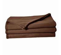 Poyet Motte poleco Manta Polar poliéster Chocolate, poliéster, Chocolate, 260 x 240 cm