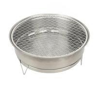 POYHKFD Parrilla de Carbón, Parrilla de Barbacoa Coreana Parrilla de Carbón Redonda Portátil Estufa de Carbón Compacta Multifuncional para Picnic Camping, Parrilla KBBQ Interior