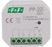PP-2Z-LED-230V Relé 2Z 16A