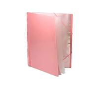 PP BISMARK Carpeta Espiral 40 Fundas TRANSP.