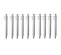 PPcdfre 10 Piezas de Calibrador Vernier de 0 A 100 mm, Bolígrafo Multifunción, Dispositivo para Hombres, Mujeres, Carpinteros, Estudiantes.