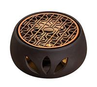 PPcdfre Base de Soporte para Calentador de Tetera de CeráMica Base Aislante para Calentador de Té Calentador de Agua para Té y Café Vela Hueca Soporte de Base de Calentamiento C