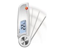 PPcdfre Termómetro de Penetración con Sonda Plegable, Termómetro Digital LCD, Termómetro de Seguridad Alimentaria T104 (-50 °C A +250 °C) 0563 0104
