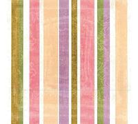 PPD Linen Stripes Blush Servilletas, 20 Piezas, Manteles, Tisú, Blanco / Colorido, 33 x 33 cm, 1331921