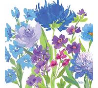 PPD Mixed Bouquet Servilletas, 20 Piezas, Manteles, Tisú, Blanco / Colorido, 33 x 33 cm, 1331535