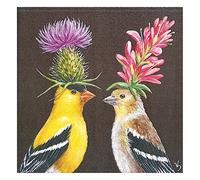 PPD oro Finch Par 20 servilletas de mesa, servilletas de mesa, Tela, multicolor, 33 x 33 cm, 1331715