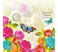 PPD Spring Letter 1331538 - Servilletas de mesa (20 unidades, 33 x 33 cm), multicolor