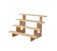 PPPHTUO ría Compacta Multiusos Rack Almacenaje con s Horizontales Versátil Almacenaje Escritorio para Balcón, 4 Niveles