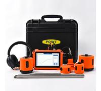 PQWT PQ125E Detector de Fugas de Agua Profesional con Pantalla Táctil y Tecnología de Gas Detección Acústica de Perdidas en Tuberías Precisión 8 Metros Kit Completo