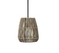 PR Home lámpara colgante exterior Saigon, gris, Ø 18 cm, cable 2,5m