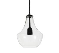 PR Home Lámpara de techo Hamilton 21 cm transparente-negro
