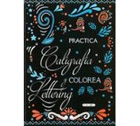 practica caligrafia y colorea lettering 4