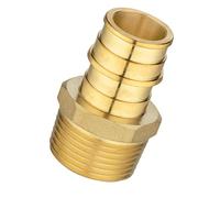 Práctico adaptador de latón con rosca, accesorio conveniente para tuberías, adecuado para varios sistemas de tuberías, adaptador de expansión de uso diario