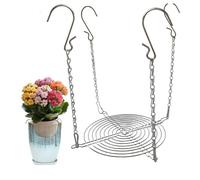 Práctico soporte metálico para plantas para macetas, herramientas de montaje rápido, no necesarias, ideal para decoración de temporada y necesidades de jardinería doméstica, soporte permanente para de