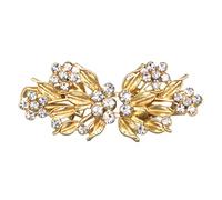 Práctico suéter con cremallera de diamantes de imitación para ropa cuello clip de chaqueta de punto de conexión hebilla joyería para mujeres y niñas