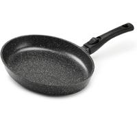 Pradel Excellence, modelo PCUI001023, sartén para pescado de aluminio fundido, 35x4,5 cm, con revestimiento antiadherente con aspecto de piedra, mango desmontable, apta para todo tipo de cocinas