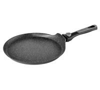 Pradel Excellence - PCUI002008 - Sartén para crepes de aluminio forjado Pierra, diámetro 20 cm. Recubrimiento antiadherente con efecto piedra. Mango desmontable. Apta para todo tipo de cocinas