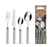 Pradel Set de 16 Cubiertos Saxo de Acero Inox 25cm-1,2mm