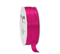 PRÄSENT C.E. Pattberg - Cinta de regalo de satén magenta, 27 yardas para envolver regalos, 0.4 pulgadas de ancho, cinta para decoración y manualidades, cinta decorativa para regalos, para cada ocasión