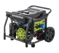 Pramac WX 6200 ES - Generador de corriente a gasolina con ruedas 5.8 kW - Continua 5.3 kW Monofásica