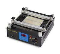 Precalentador de 450 W, estación de precalentamiento digital, placa calefactora PCB precalentamiento, estación de soldadura 853A Rework Soldering Station con termómetro, control PID con sensor cerrado