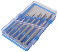 Precision screwdriver set 6 pieces, +0 / +1 / 1,4 / 2,0 / 2,4 / 3