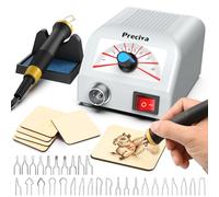 Preciva Kit profesional para pirograbado de 25W, con 30 puntas de alambre