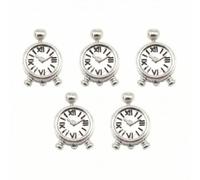 predolo 5 Piezas Adorno Reloj en Miniatura Realista Mini Reloj Metal Retro coración para Coleccionistas, Proyectos DIY