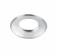 predolo Plato Redo Acero Inoxidable Superficie Lisa Plato Circular Acero Inoxidable Lisos Banja para Barbacoa, Hot Pot, Aro De Acero Inoxidable Elevado