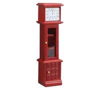 predolo Reloj de Pie en Miniatura Decoración Retro Reloj Vintage Casa Muñecas Aspecto Realista para Maquetas