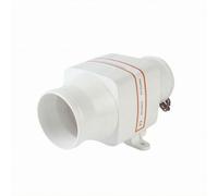 predolo Soplador en Línea Marino Plástico Color Claro Ventilador en Línea Aberturas Redondas Ventilación Marina, NMIB1-270-02 12V