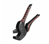 predolo Tijera Cortatubos de Carraca Hoja Reemplazable Cortante de Tubos PVC Amplia Capacidad Herramienta Manual para Plomeros, 42MM
