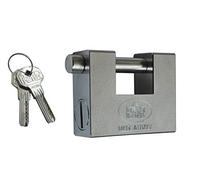 Prefer - Candado Blindado 30x70x84 mm con Llave Punzonada - Antirrobo, Antigrimaldello, Antiapertura, Seguridad para Persianas y Puertas Exteriores.