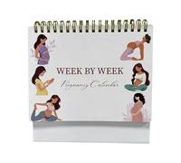 Pregnancy Calendar Weekly - Hardcover Keepsake Journal | Pregnancy Calendar For Expecting Moms | For Home Bedroom Study Desktop Planning Tracking Development 2026 English Desk Creative Weekly Mileston