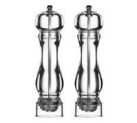 Premier Housewares - Juego de molinillos acrílicos de Sal y Pimienta (22,00 cm), Transparente
