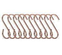 Premier Housewares Sorello 507210 - Juego de 10 ganchos colgantes (hierro, oro rosa, 1 x 5 x 8 cm)