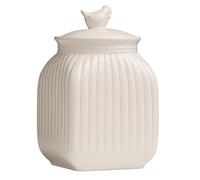 Premier Housewares Tarros de almacenamiento de harina de dolomita contenedores para almacenamiento de crema y especias tarros de alimentos con acabado rígido contenedores de almacenamiento tarro 21x13x13